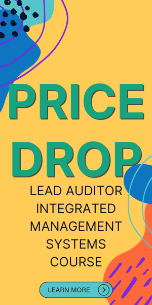 Auditor Training Online Lead Auditor Integrated Management Systems Price Drop